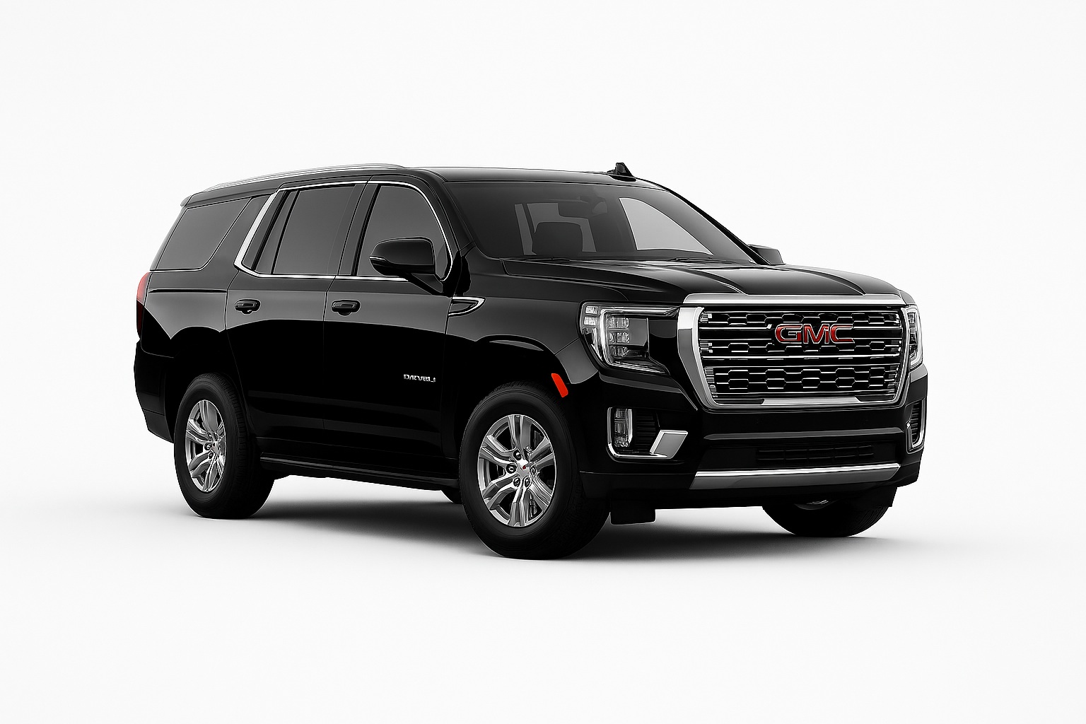 GMC Yukon Denali black car service Houston